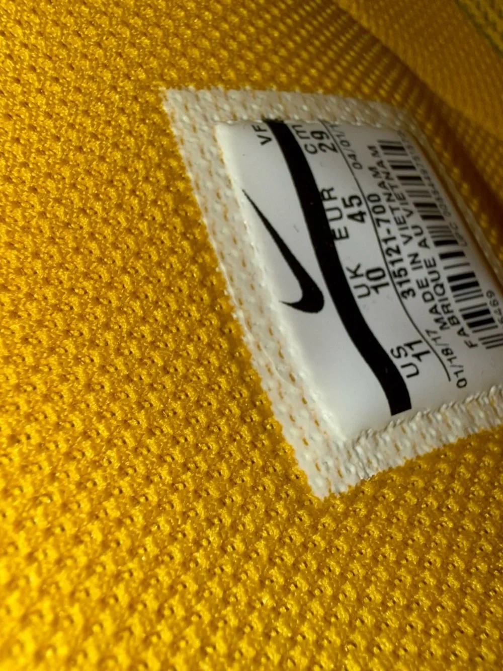 Nike Yellow High-Top Skate-Inspired Sneakers